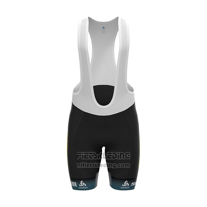 2022 Fietskleding Scott Sram Zwart Blauw Korte Mouwen en Koersbroek